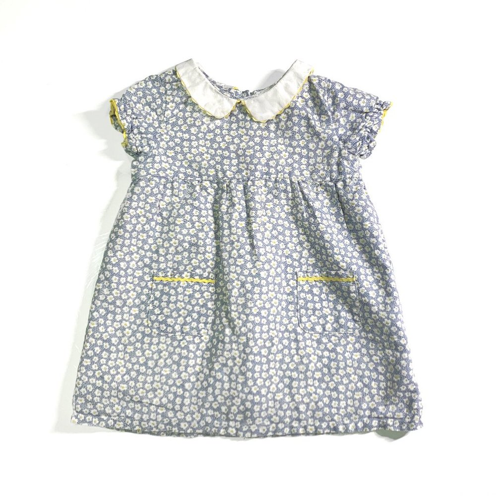 EUC Baby Boden Classic Peter Pan Collar Dress